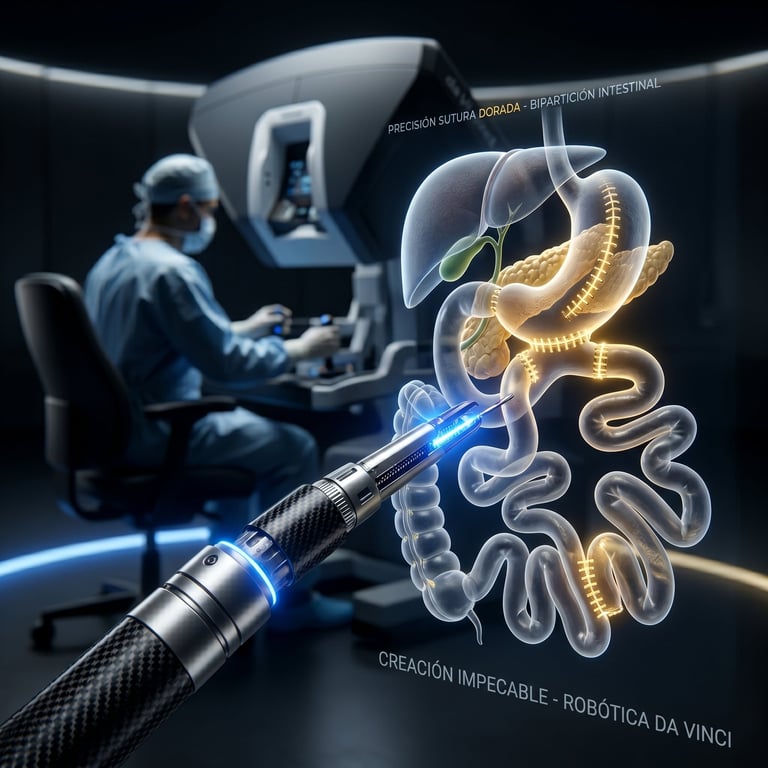 Surgeon using advanced robotic surgical instrument with holographic visualization of internal organs during minimally invasive procedure